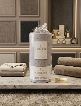 Простынь на резинке FEELLOVE серый 